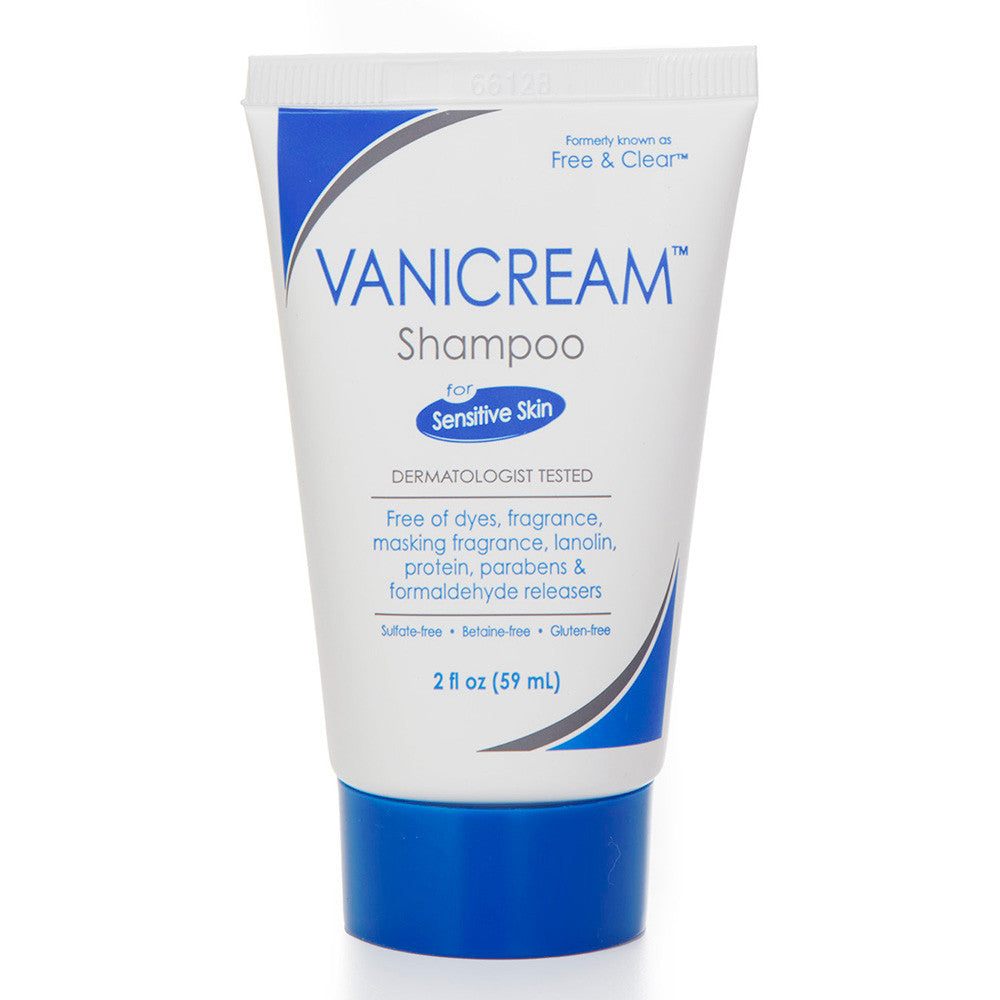 Vanicream Free And Clear Gluten Free Shampoo For Sensitive Skin Travel Size - 2 Oz